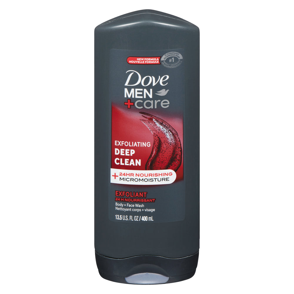DOVE MEN BODY WASH CLEAN, 6 X 400 ML
