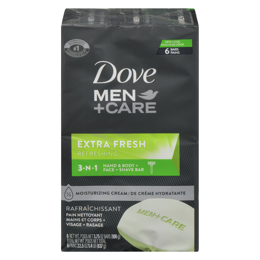 DOVE BEAUTY BAR ULTIMATE FRESHNESS FOR MEN, 12 X 6 X 106.17 G