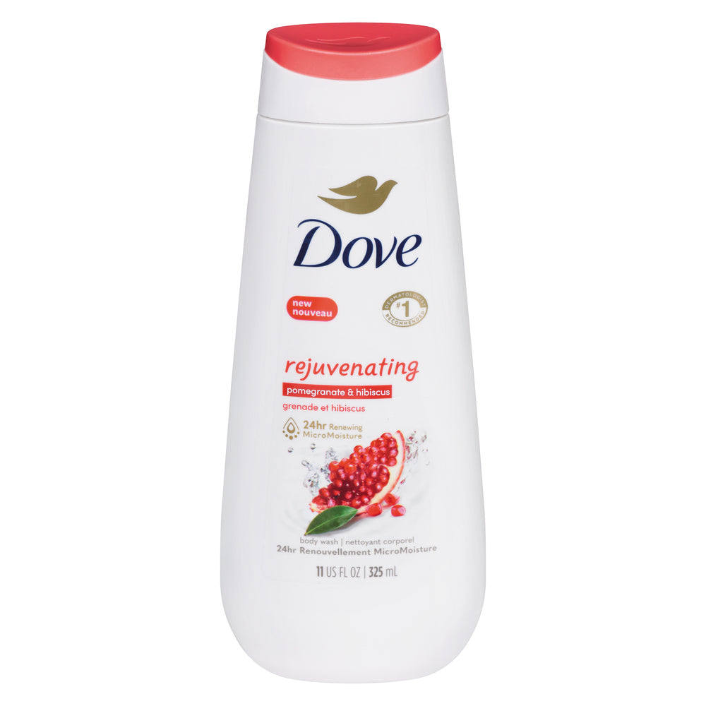 DOVE BODY WASH POMEGRANATE & HIBISCUS, 6 X 325 ML