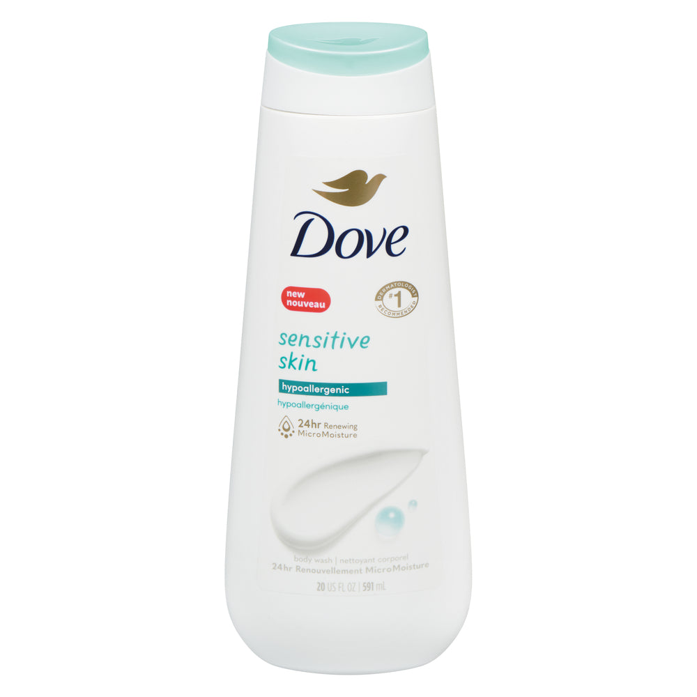 DOVE SENSITIVE SKIN HYDRATING BODY LOTION, 4 X 591 ML