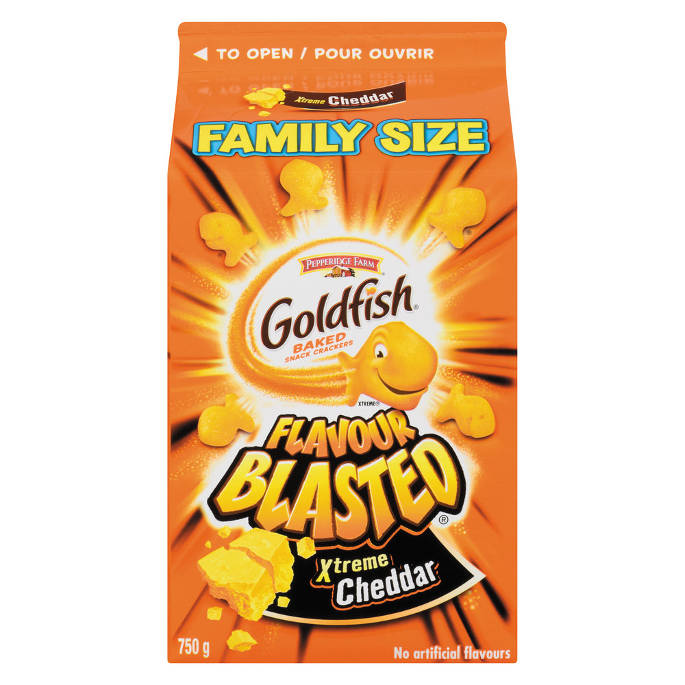 PEPPERIDGE FARM EXTREME CHEDDAR CRACKERS, 6 X 750 G
