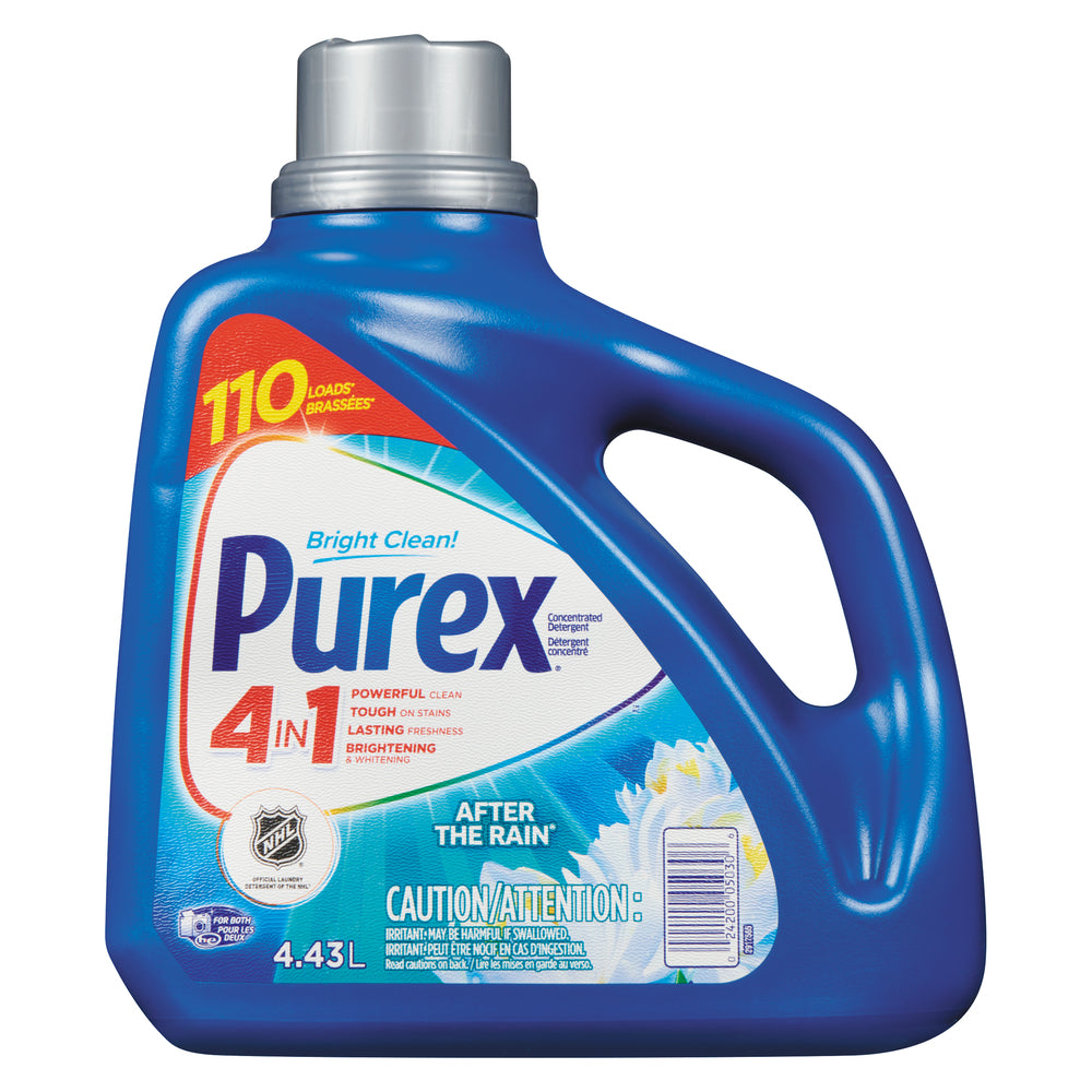 PUREX DETERGENT ULTRA CONCENTRATED FRESH WAVE, 4 X 4.43 L