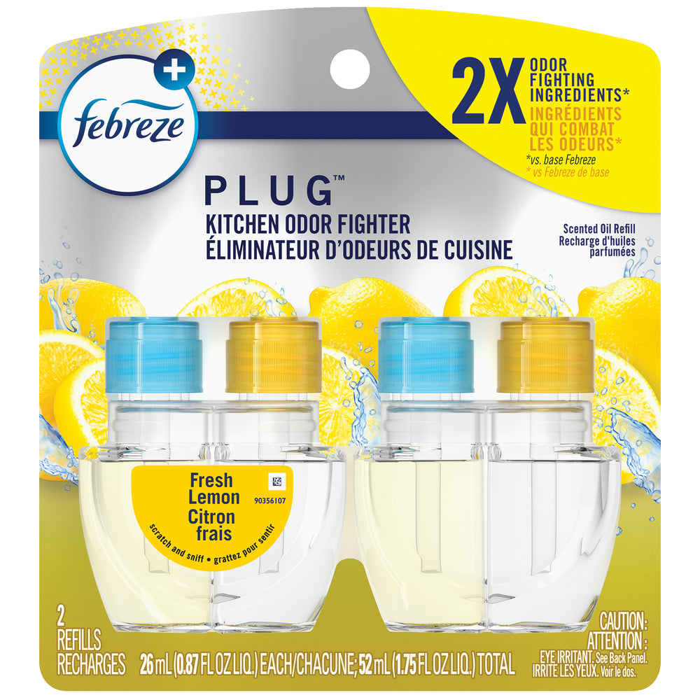 FEBREZE FRESH KITCHEN CITRUS RECHARGE, 6 X 52 ML