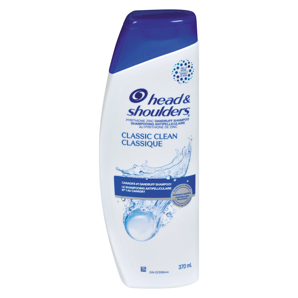 HEAD & SHOULDERS CLASSIC SHAMPOO, 6 X 370 ML