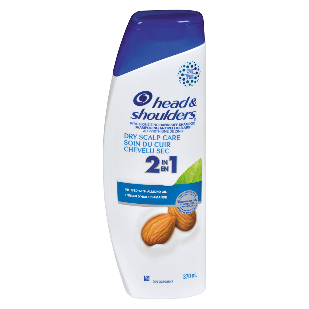 HEAD & SHOULDERS SHAMPOO 2-IN-1 SCALP HAIR, 6 X 370 ML