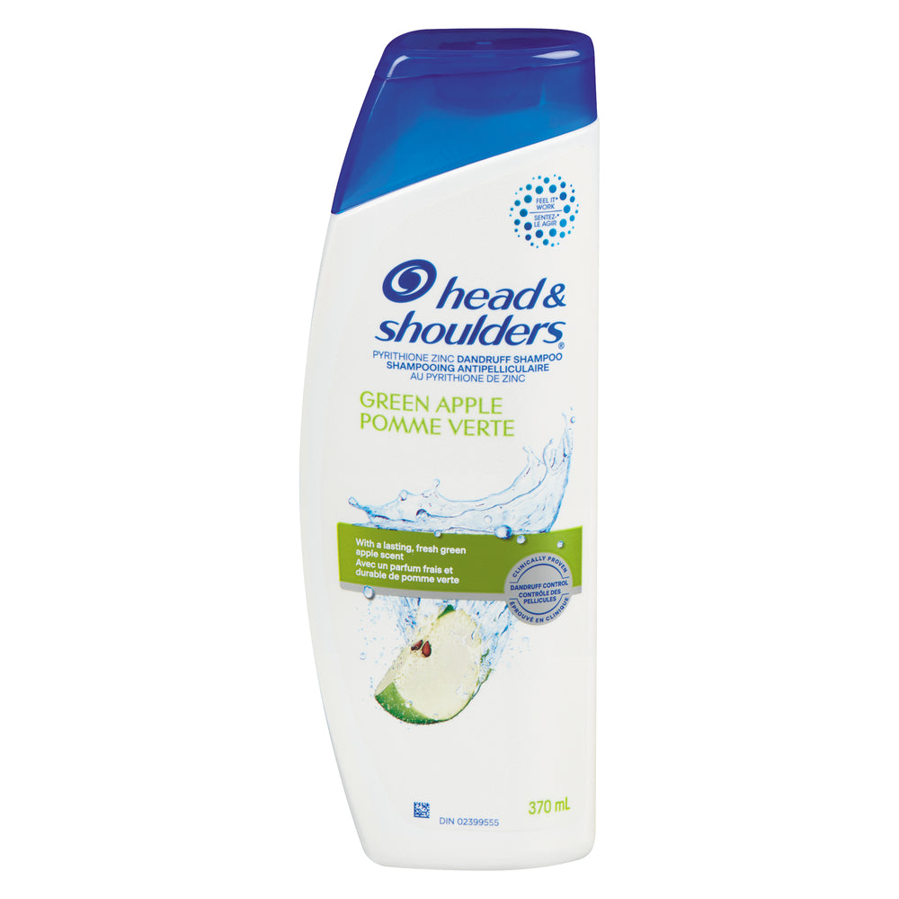 HEAD & SHOULDERS GREEN APPLE SHAMPOO, 6 X 370 ML