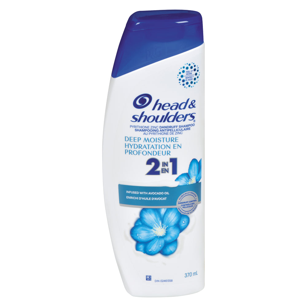 HEAD & SHOULDERS 2-IN-1 DEEP RINSE SHAMPOO 370 ML, 6 X 370 ML