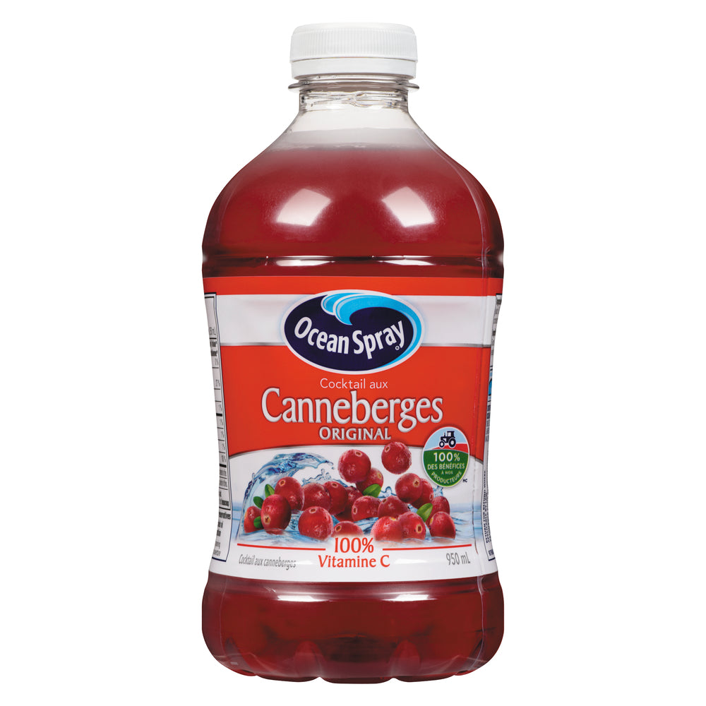 OCEAN SPRAY CRANBERRY COCKTAIL, 12 X 950 ML
