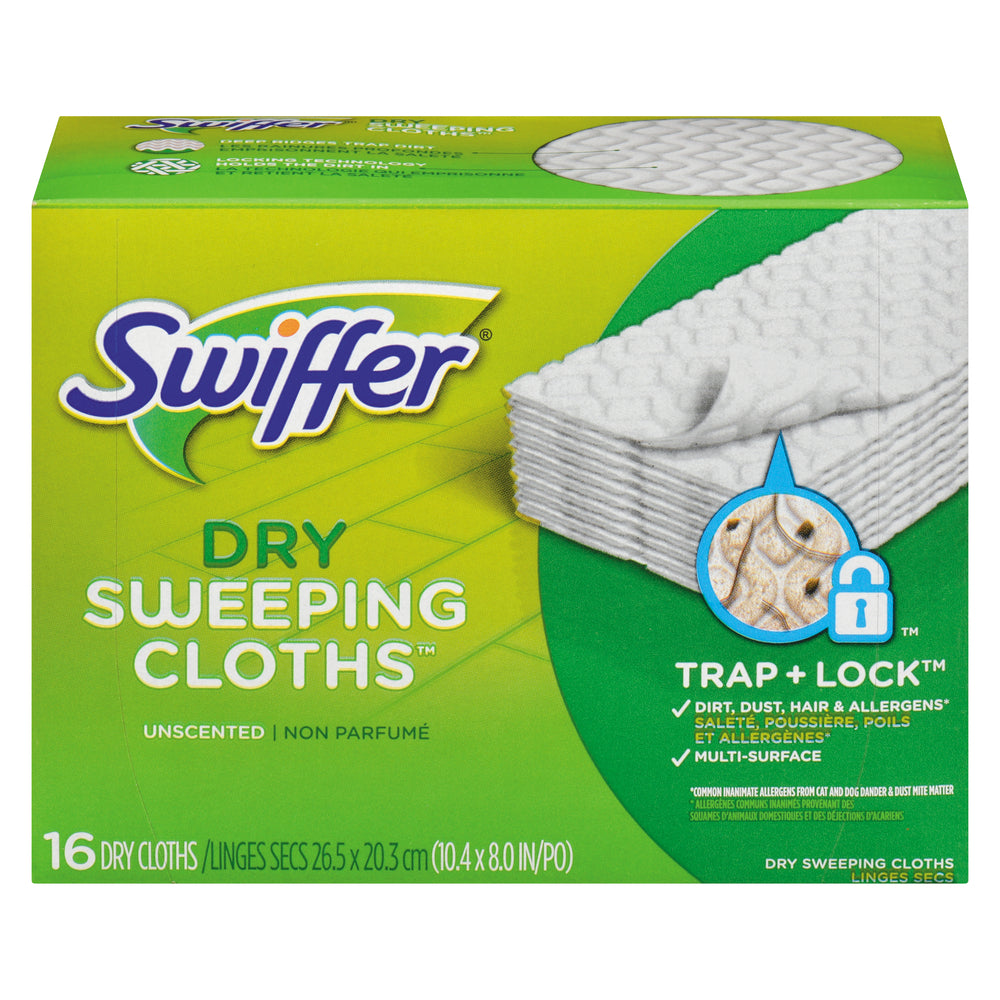 SWIFFER WET CLOTHS REFILL, 12 X 16 UN