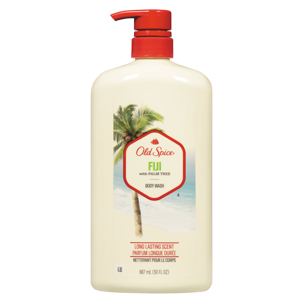 OLD SPICE BODY WASH FIJI PUMP, 4 X 887 ML