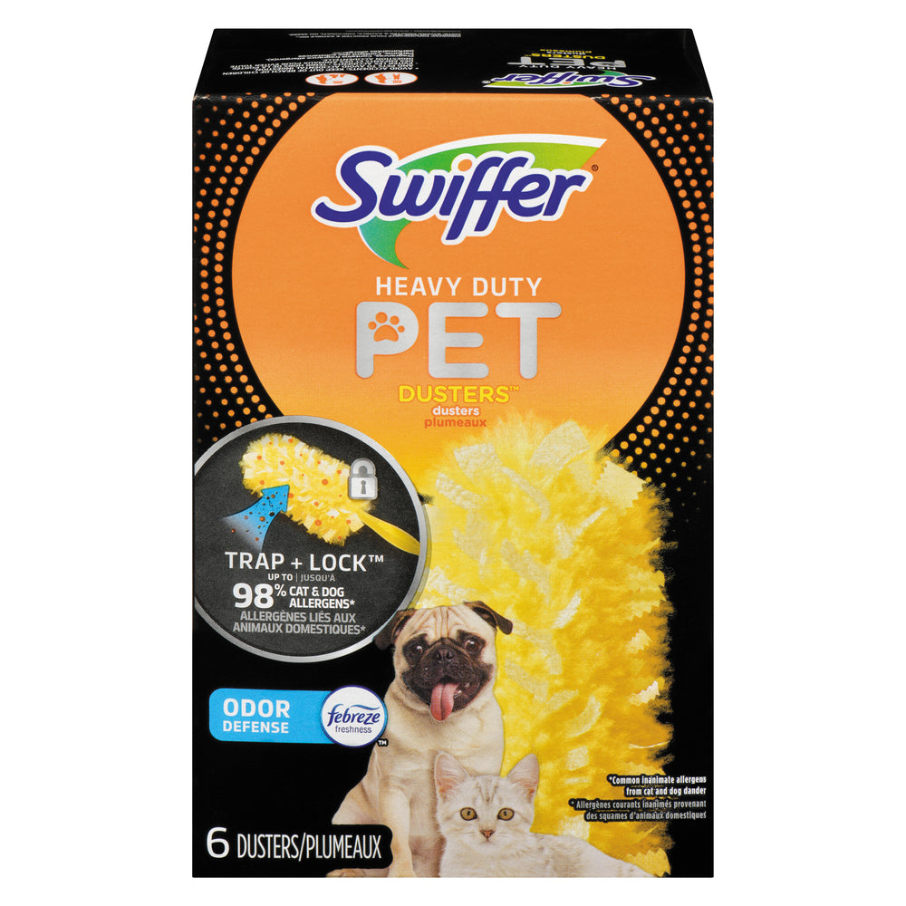 SWIFFER 360 DUSTER ANTI-ODOR, 4 X 6 UN