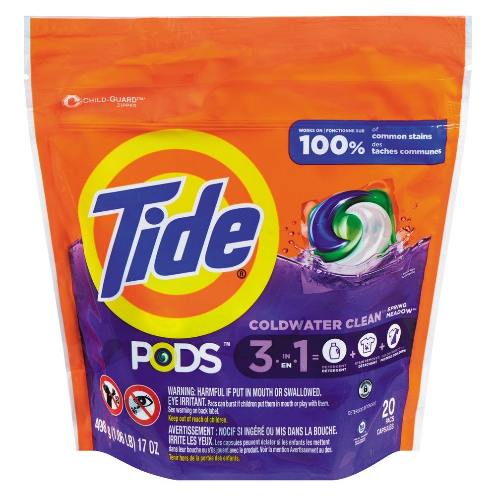 TIDE DET PODS SPRING MEADOW 20 PODS, 6 X 498 G
