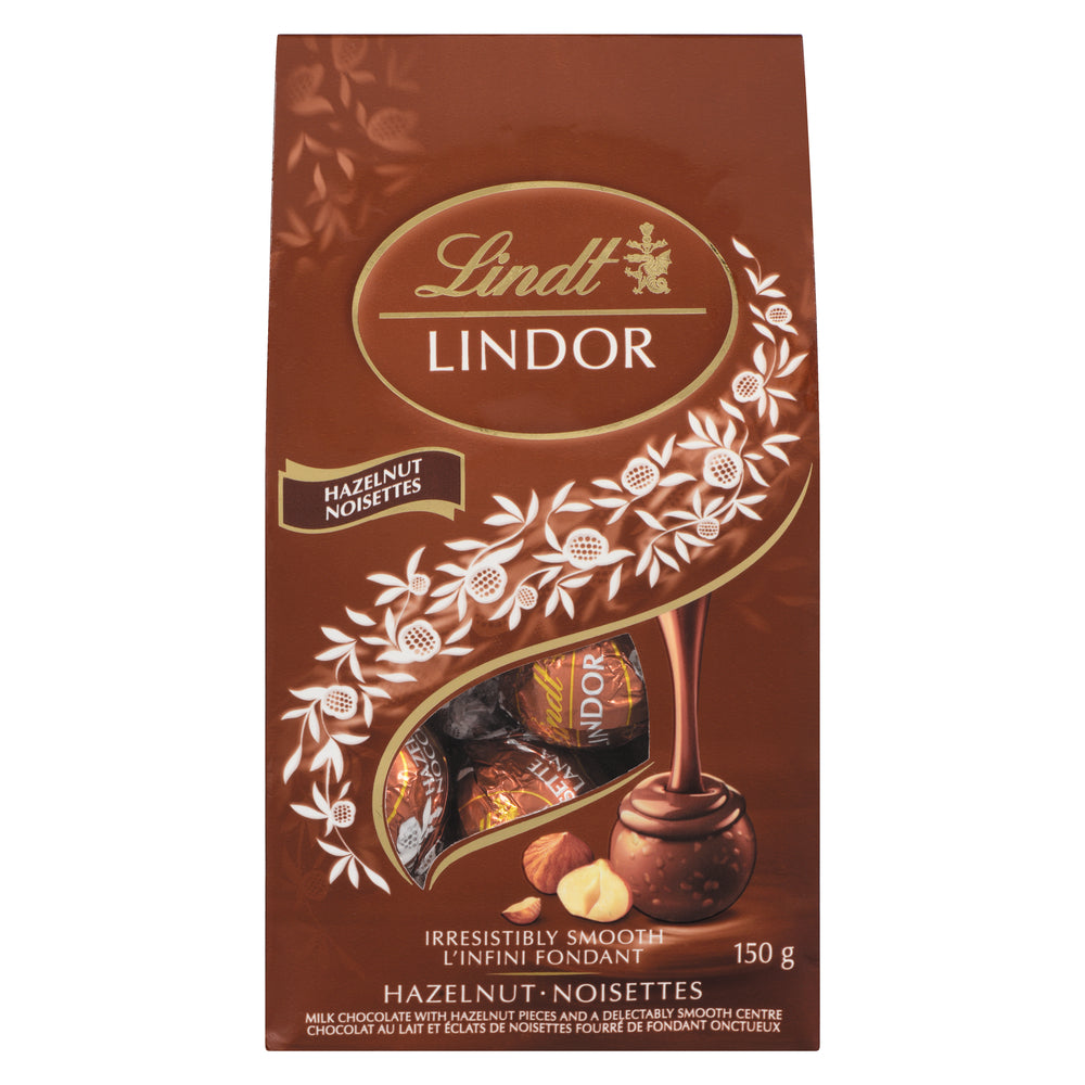 LINDT GRANDES MILK HAZELNUT, 14 X 150 G