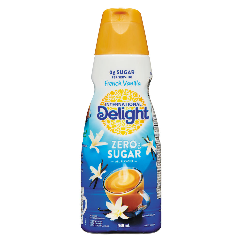 INTERNATIONAL DELIGHT COFFEE VANILLA FRENCH RED SUGAR, 6 X 946 ML