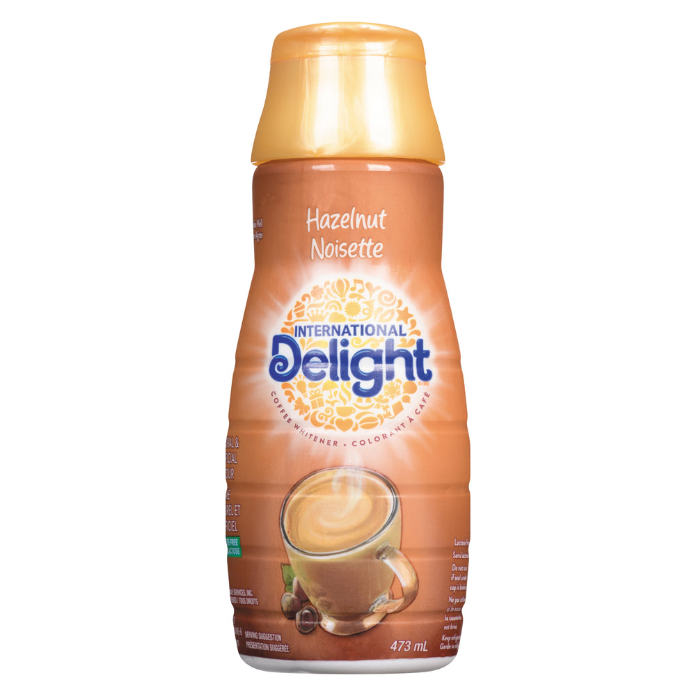 INTERNATIONAL DELIGHT COFFEE HAZELNUT, 6 X 473 ML