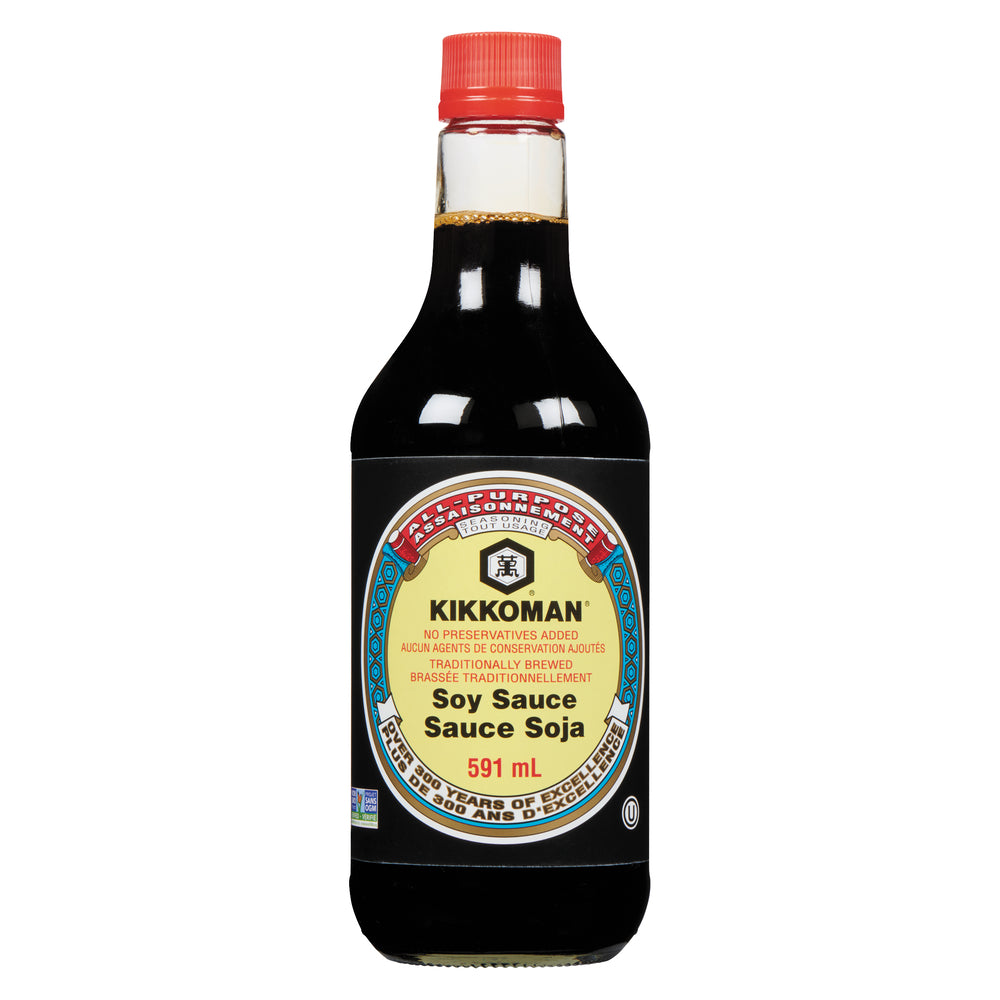 KIKKOMAN CHINESE SOY SAUCE, 12 X 591 ML