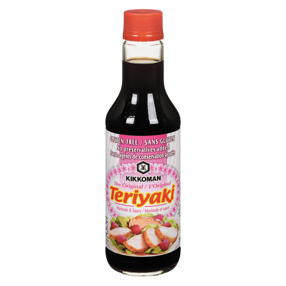 KIKKOMAN TERIYAKI SAUCE GLUTEN FREE, 12 X 296 ML