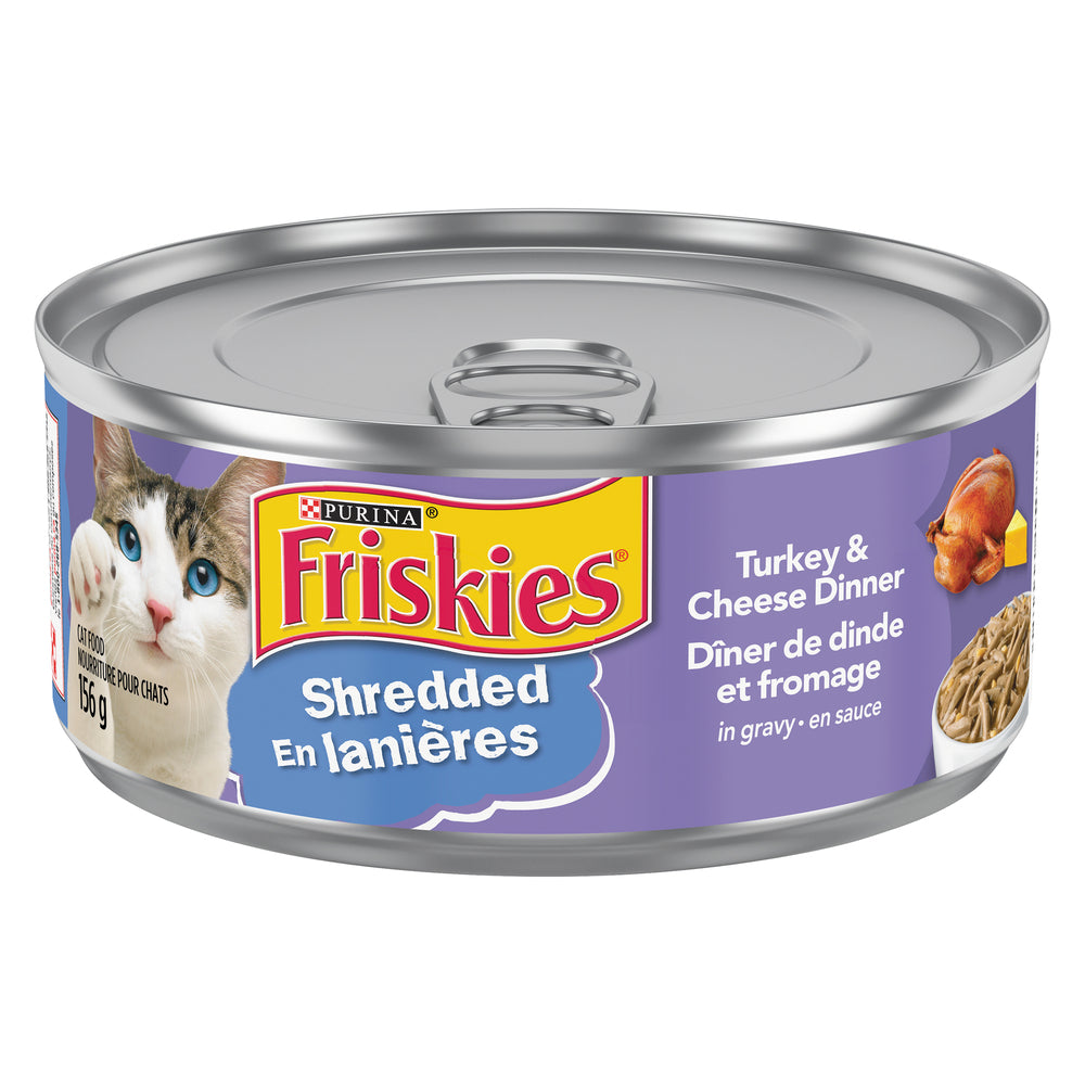 FRISKIES CAT FOOD TURKEY & CHEESE DINNER, 24 X 156 G