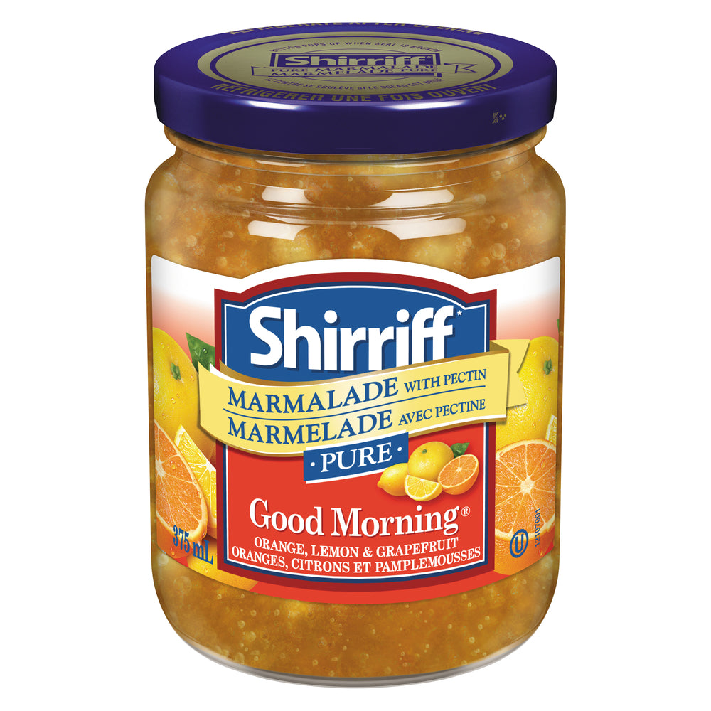 SHIRRIFF THREE FRUITS MARMALADE, 12 X 375 ML
