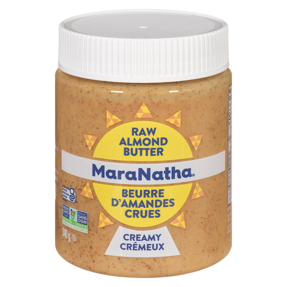MARANATHA RAW ALMOND BUTTER, 6 X 340 G