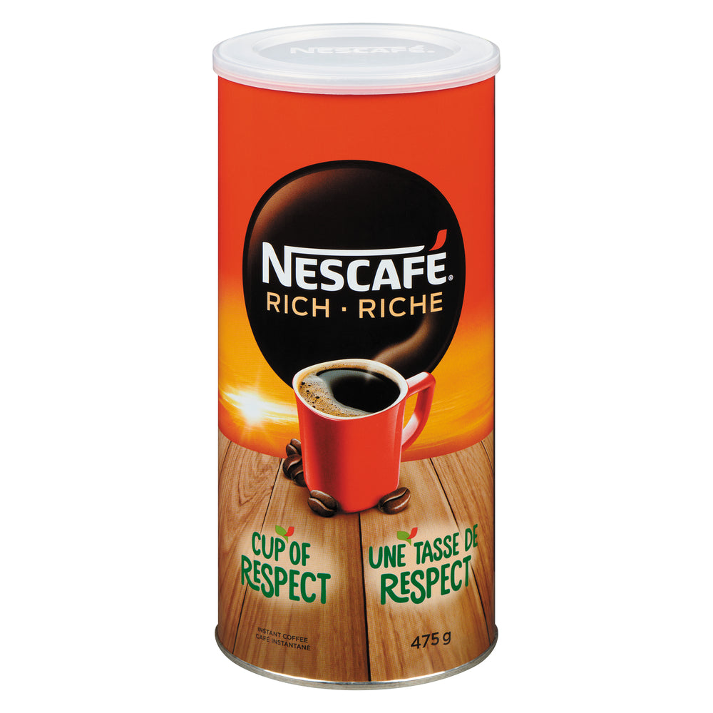 NESCAFE INSTANT RICH CAN COFFEE, 12 X 475 G
