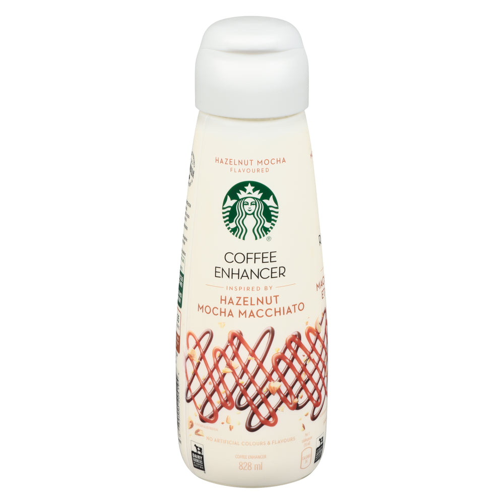 STARBUCKS COFFEE ENHANCER HAZELNUT MOCHA MACCHIAT0, 6 X 828 ML