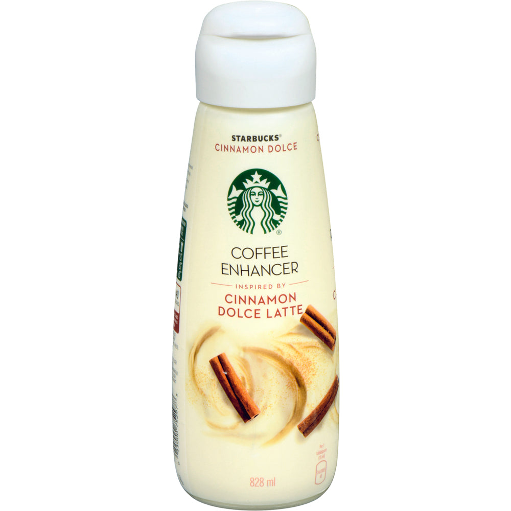 STARBUCKS COFFEE ENHANCER CINNAMON DOLCE LATTE, 6 X 828 ML