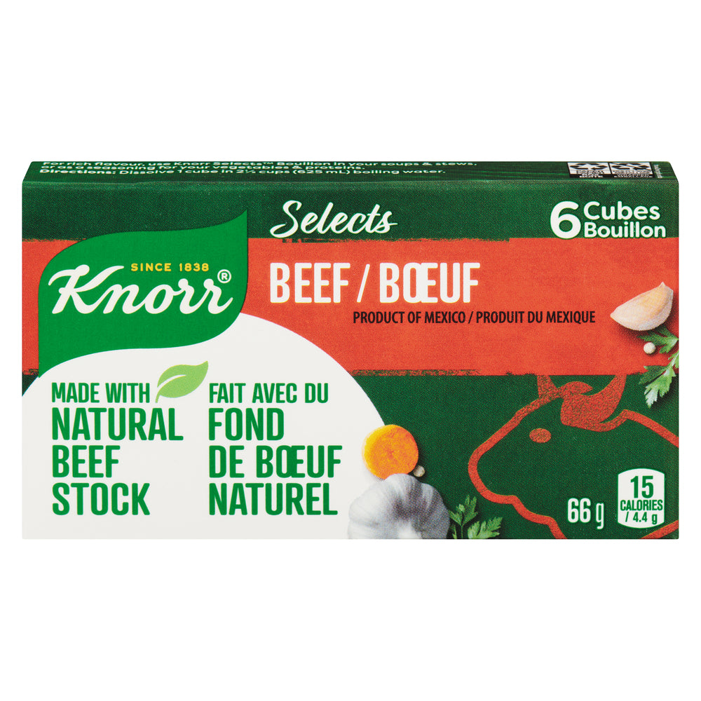 KNORR SELECTS BEEF BOUILLON CUBES, 24 X 66 G
