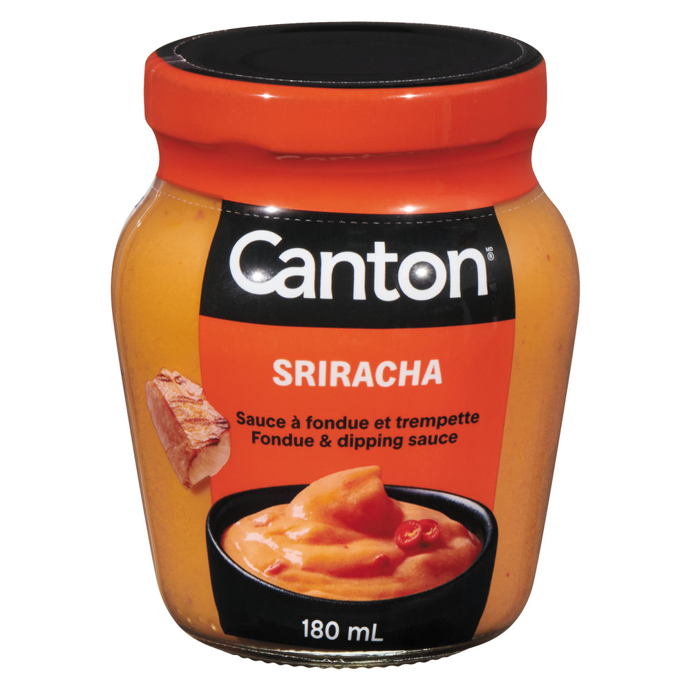 CANTON SRIRACHA FONDUE SAUCE, 12 X 180 ML
