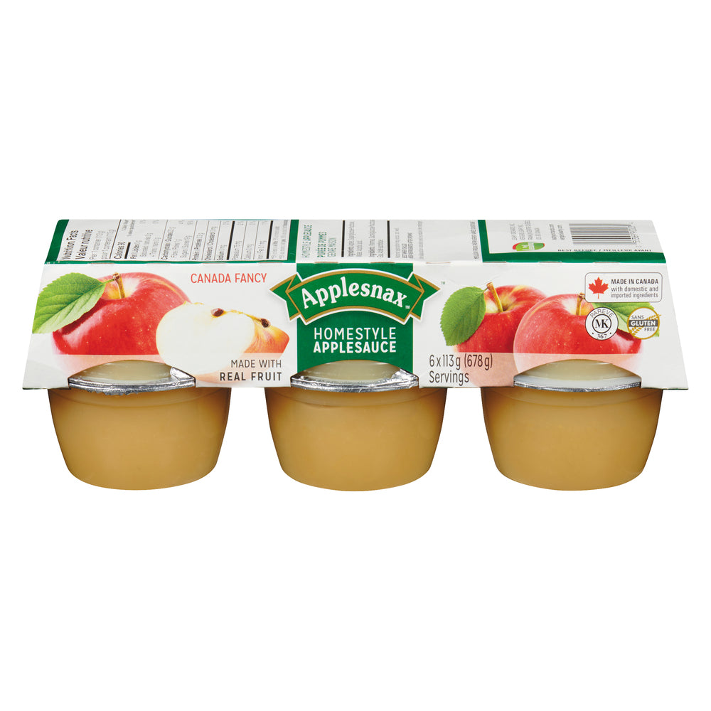 APPLESNAX HOMEMADE APPLE-STYLE COMPOTE, 12 X 678 G