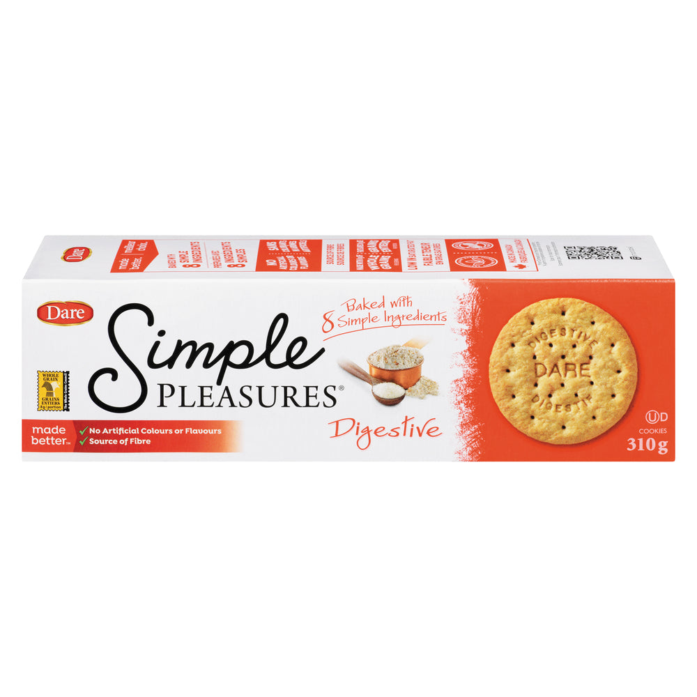 DARE SIMPLE PLEASURE DIGESTIVE COOKIES, 12 X 310 G