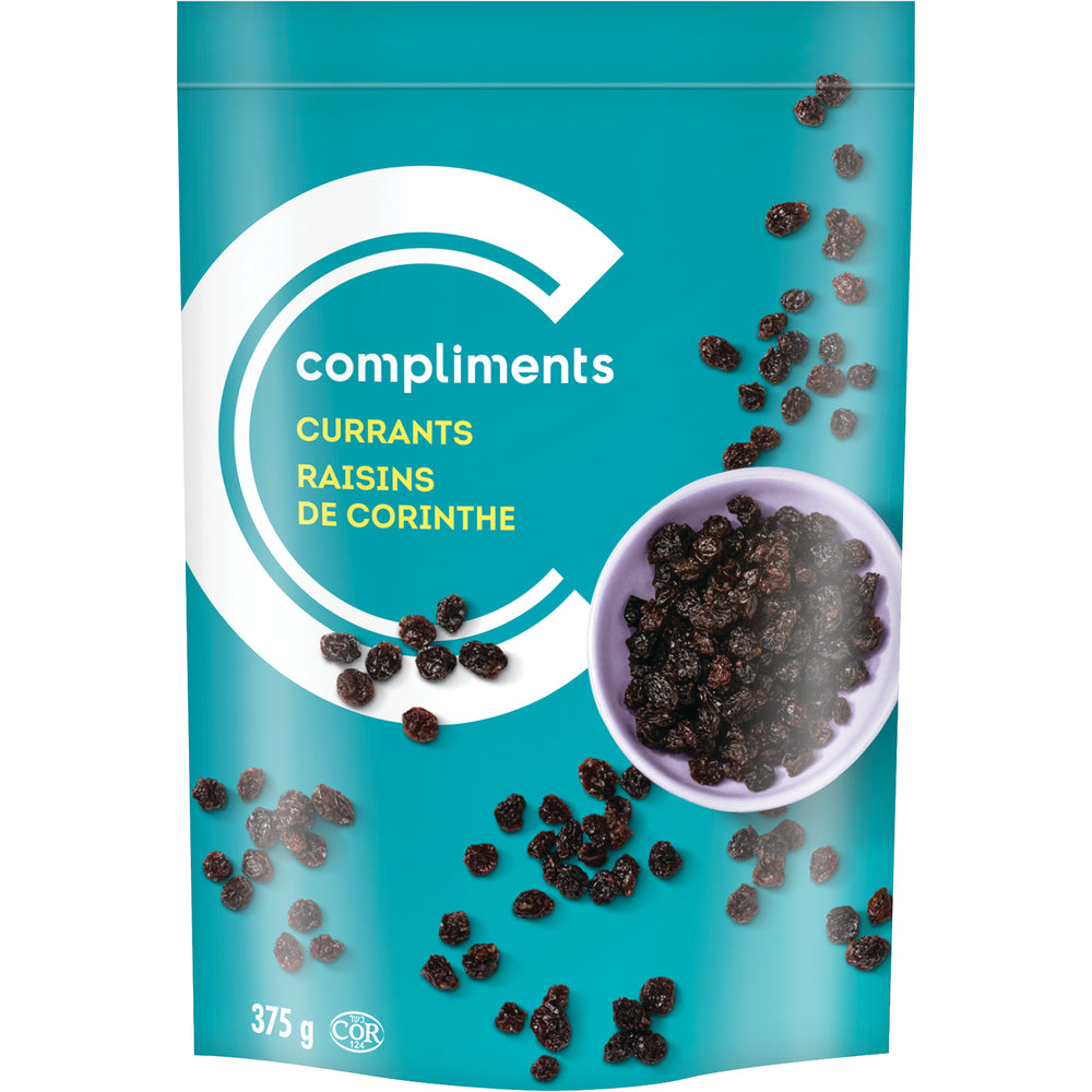 COMPLIMENTS CORINTH RAISINS, 12 X 375 G