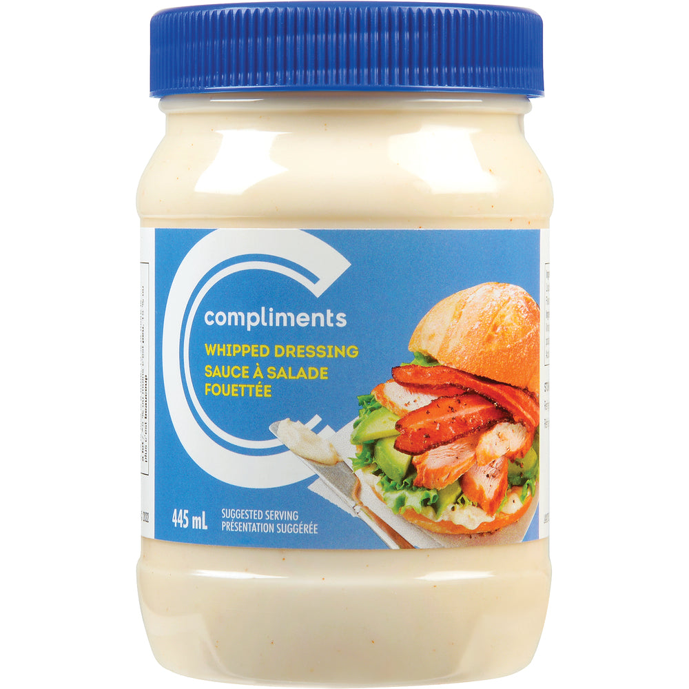 COMPLIMENTS WHIPPED SALAD DRESSING, 12 X 445 ML