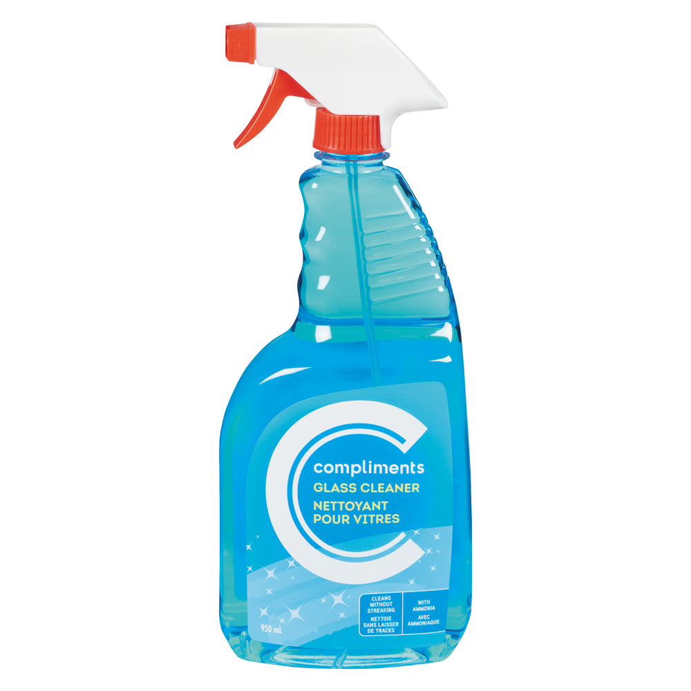 COMPLIMENTS GLASS CLEANER, 12 X 950 ML