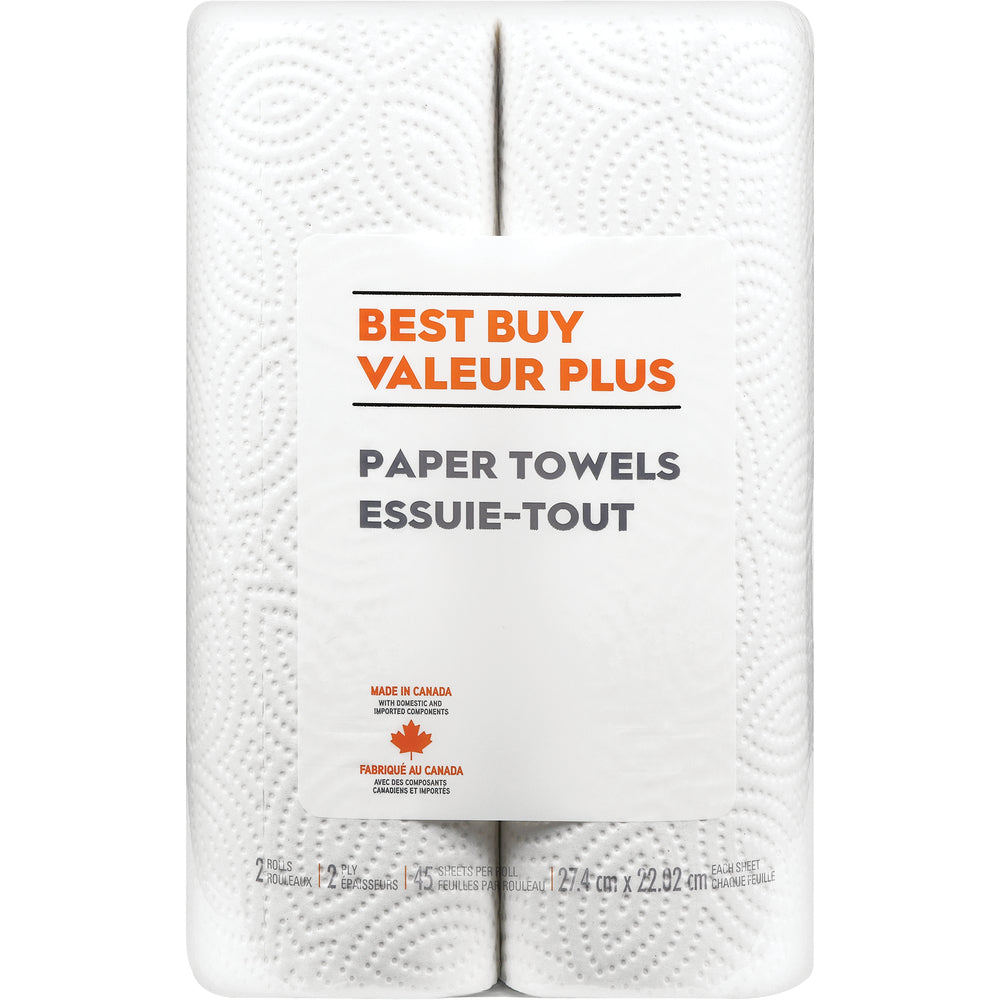 BEST BUY PAPER TOWELS 45 SHEETS, 24 X 2 UN