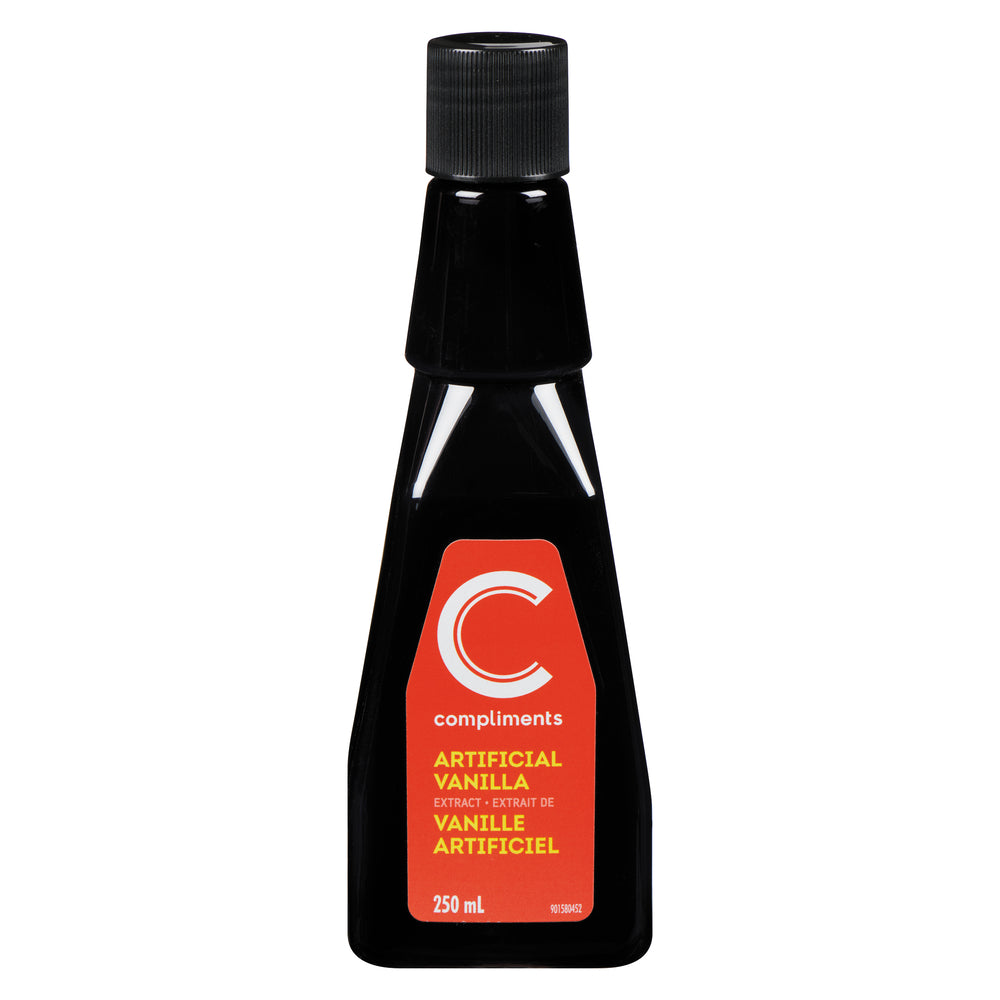 COMPLIMENTS ARTIFICIAL VANILLA EXTRACT, 12 X 250 ML