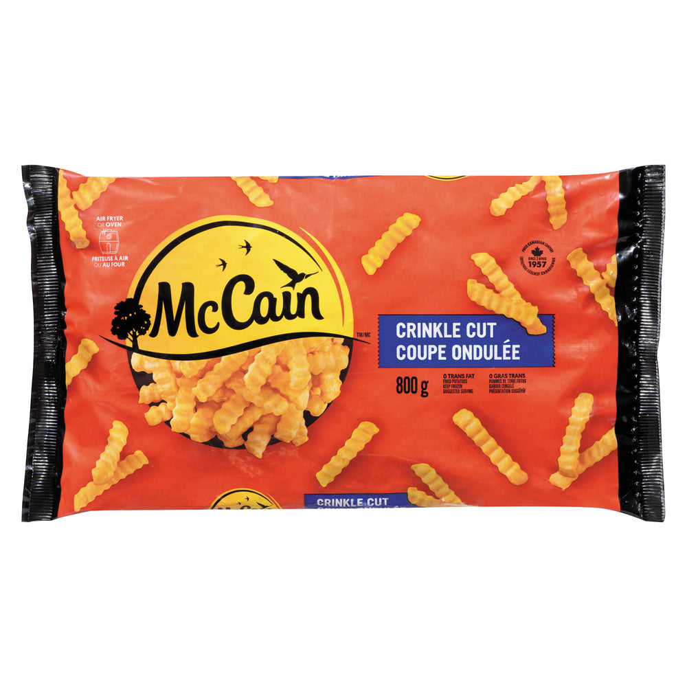 MCCAIN WAVY CUT FRIES, 12 X 800 G