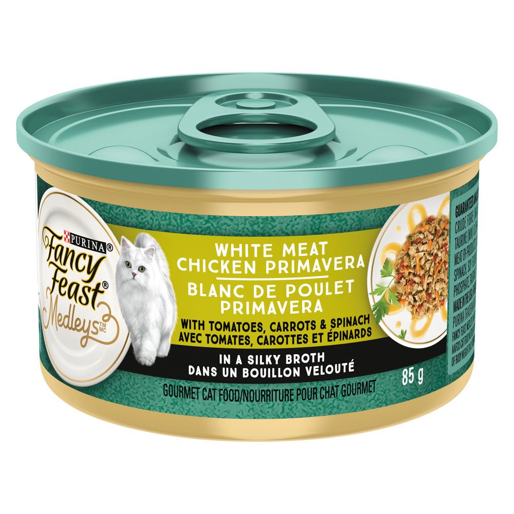 FANCFEST CAT FOOD CHICKEN PRIMAVERA, 24 X 85 G