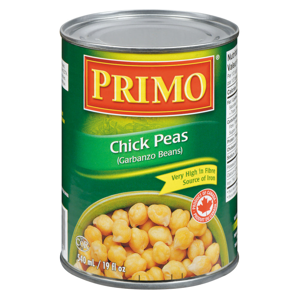 PRIMO CHICKPEAS, 24 X 540 ML