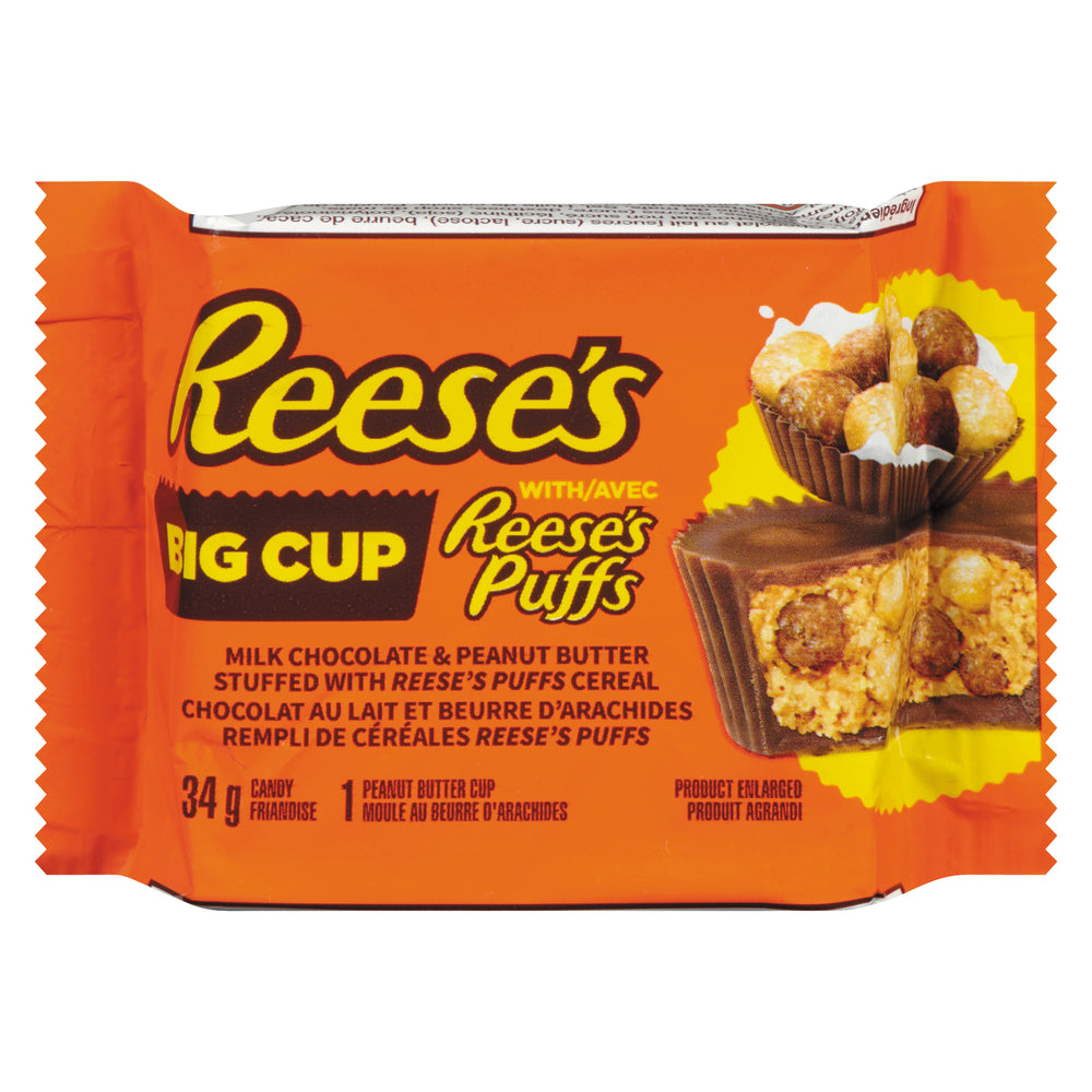 REESE'S PEANUT BUTTER CUP CUT, 16 X 34 G