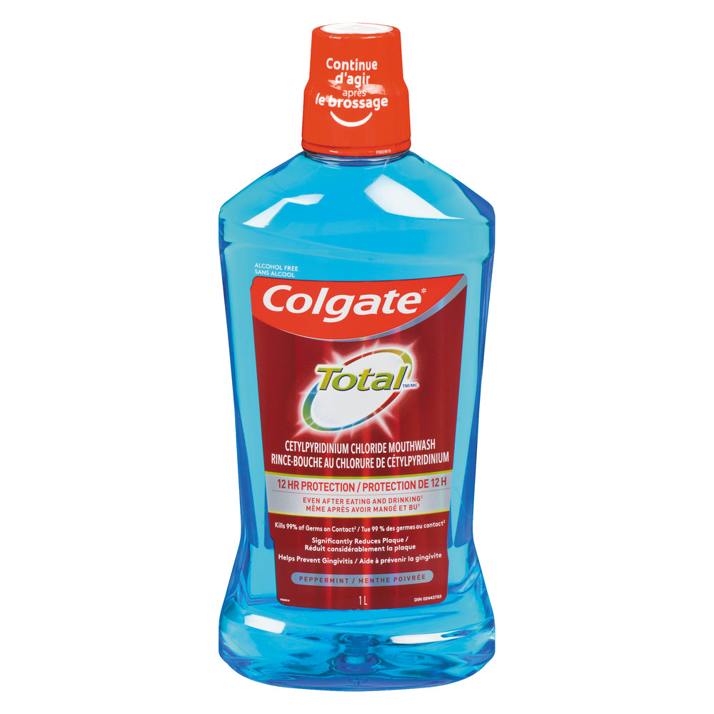 COLGATE TOTAL MINT MOUTH RINSE, 6 X 1 L