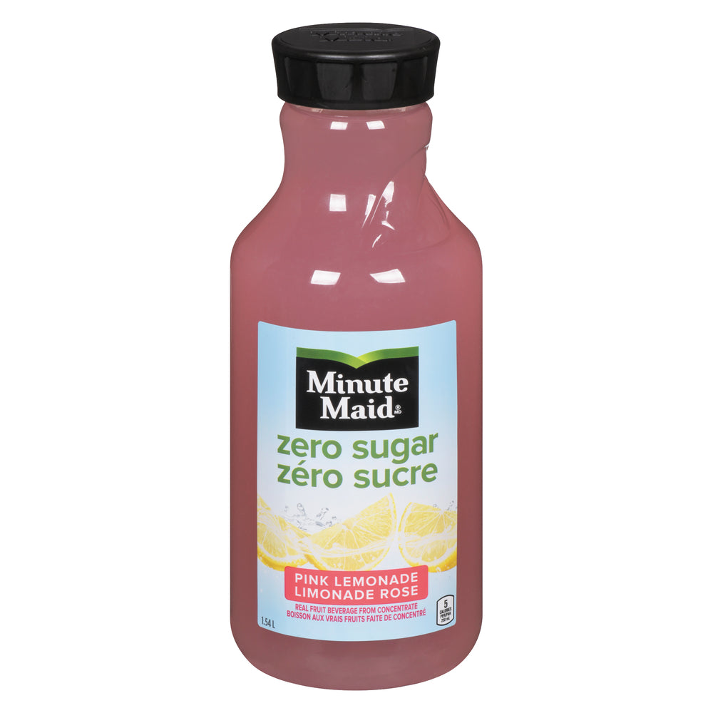 MINUTE MAID PINK LEMONADE ZERO SUGAR, 6 X 1.54 L