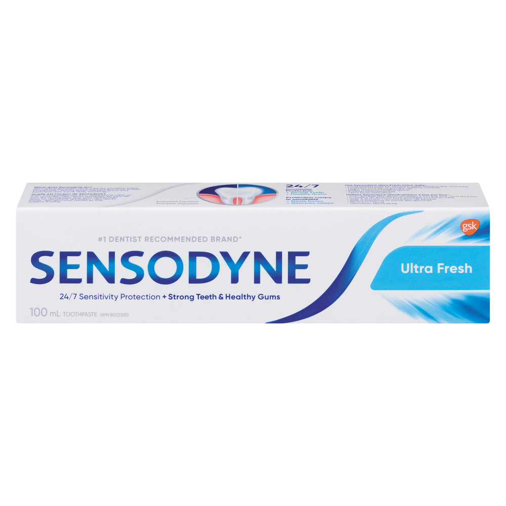 SENSODYNE TOOTHPASTE ULTRA-FRESH, 12 X 100 ML