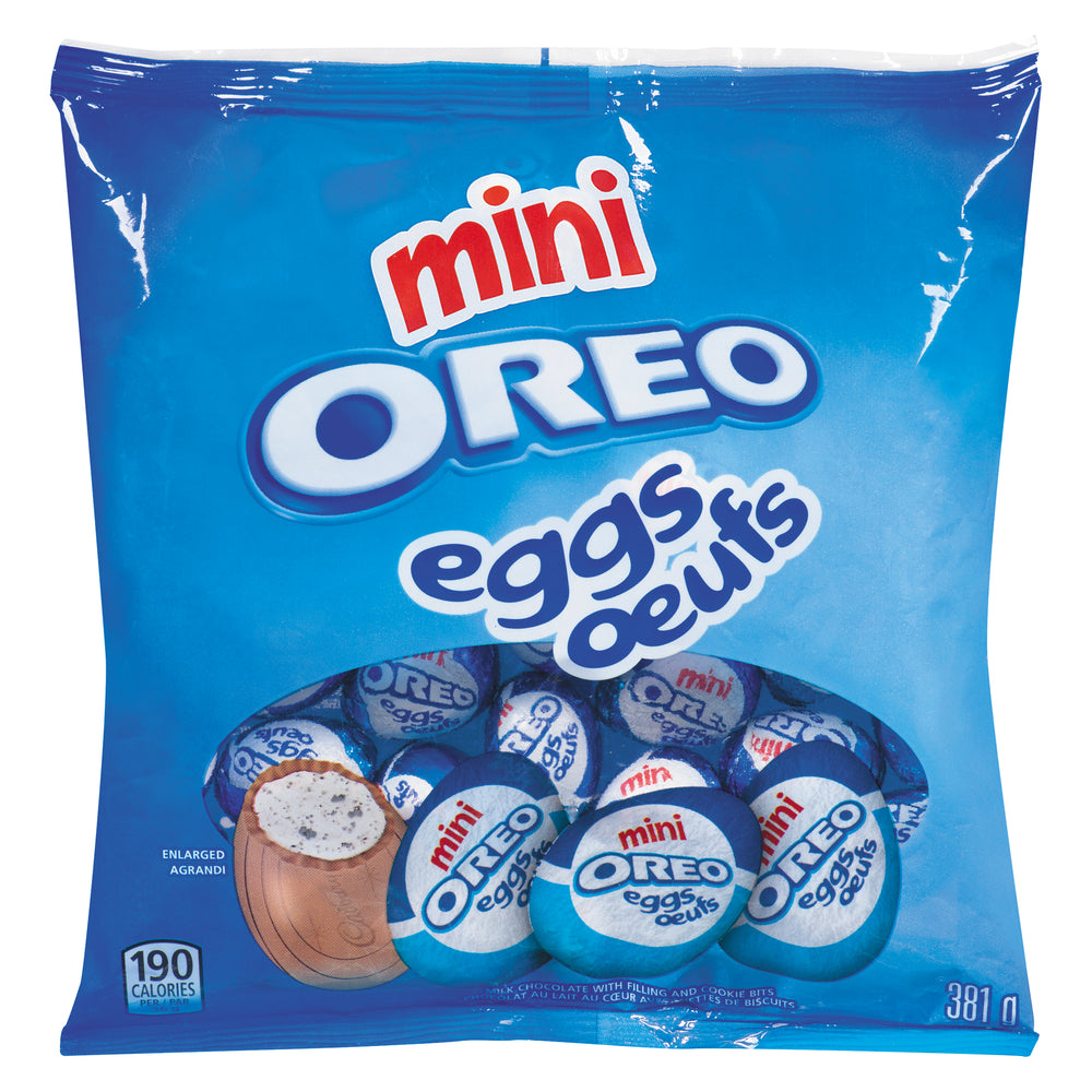 OREO MINI CHOCOLATE EGGS, 12 X 381 G