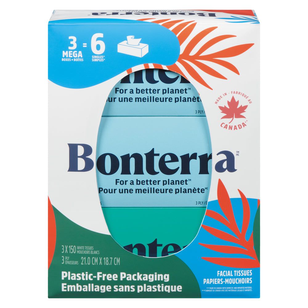 BONTERRA MEGA 3-6 MEGA PAPER TOWELS 150 SHEETS, 12 X 3 UN