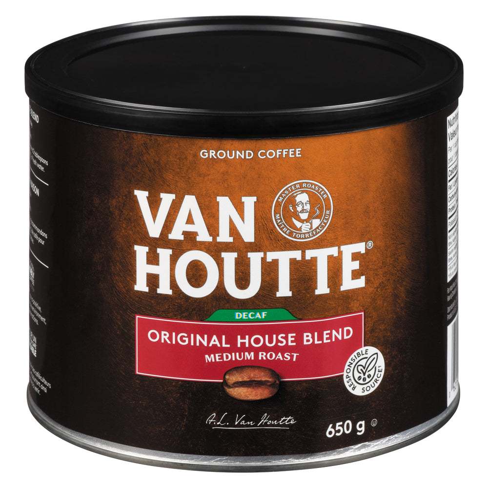 VANHOUTTE HOUSE BLEND MEDIUM ROAST GRAIN, 6 X 650 G