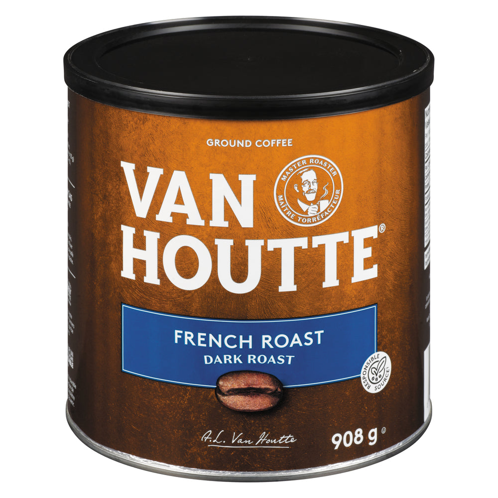 VANHOUTTE MELLOW FRENCH ROAST BEANS MLU, 6 X 908 G