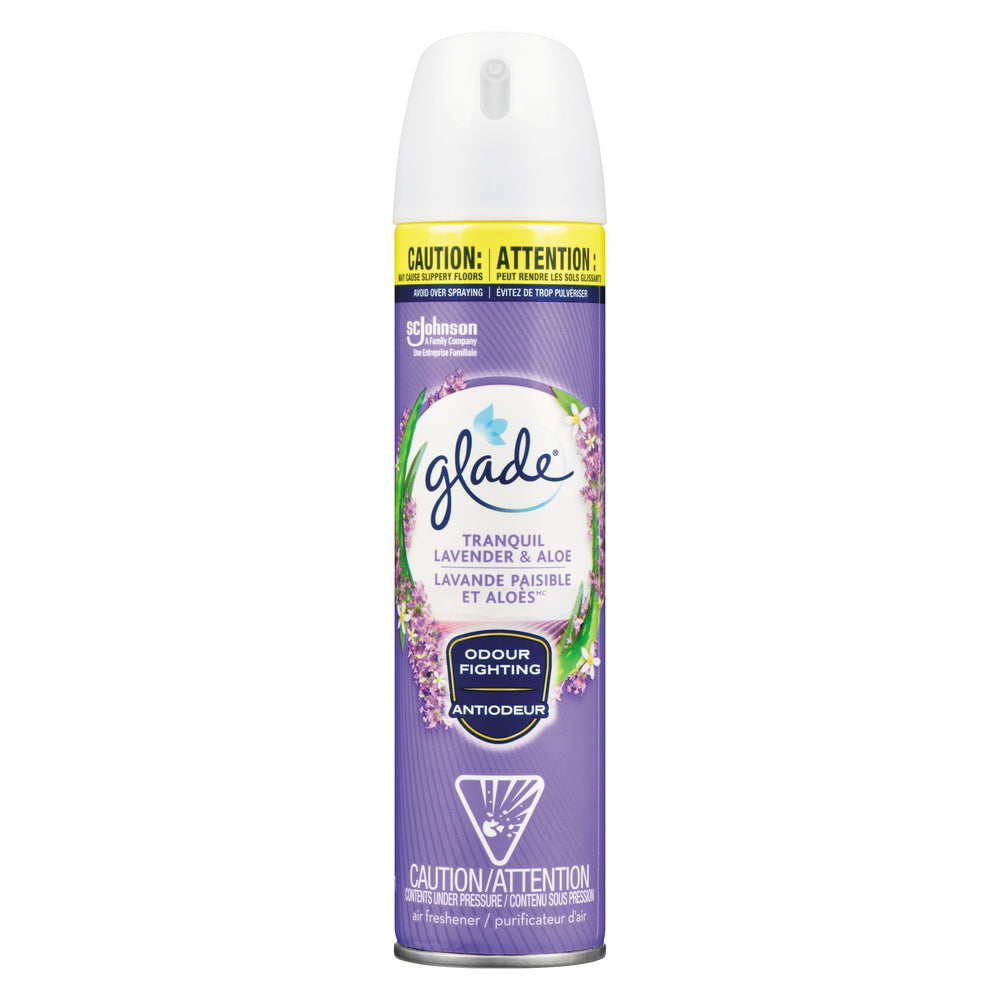 GLADE LAVENDER & ALOE AEROSOL, 12 X 235 G