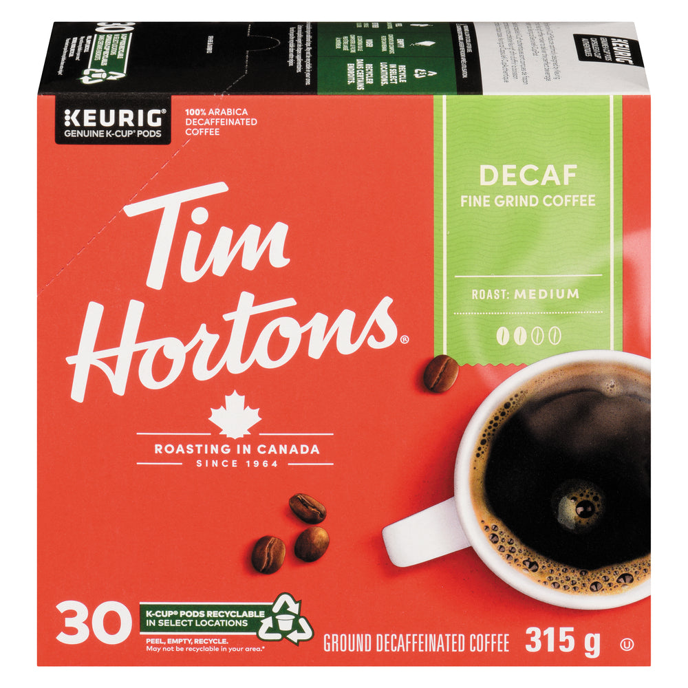 TIM HORTONS DECAF KCUP, 4 X 30 UN