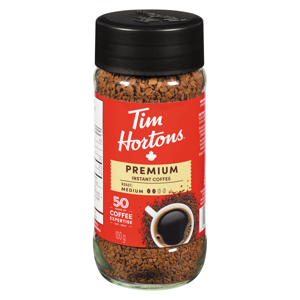TIM HORTONS INSTANT MEDIUM COFFEE, 12 X 100 G